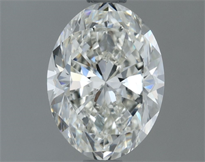 Picture of Natural Diamond 1.31 Carats, Oval with  Cut, G Color, VS2 Clarity and Certified by IGI