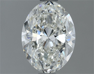 Picture of Natural Diamond 1.31 Carats, Oval with  Cut, G Color, VS2 Clarity and Certified by IGI