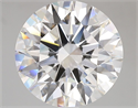 Lab Grown Diamond 5.08 Carats, Round with Ideal Cut, E Color, VVS1 Clarity and Certified by IGI