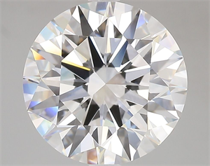 Picture of Lab Grown Diamond 5.08 Carats, Round with Ideal Cut, E Color, VVS1 Clarity and Certified by IGI