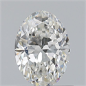 Natural Diamond 0.70 Carats, Oval with  Cut, G Color, VS2 Clarity and Certified by GIA