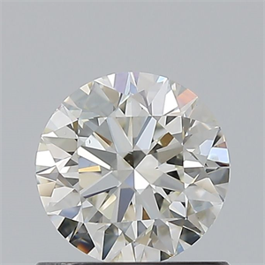 Picture of Natural Diamond 0.80 Carats, Round with Excellent Cut, J Color, SI1 Clarity and Certified by GIA