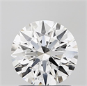 Del inventario de diamantes de laboratorio, 1.04 quilates, Redondo , Color F, claridad VS1 y certificado IGI