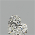 Natural Diamond 0.52 Carats, Heart with  Cut, I Color, VVS2 Clarity and Certified by GIA