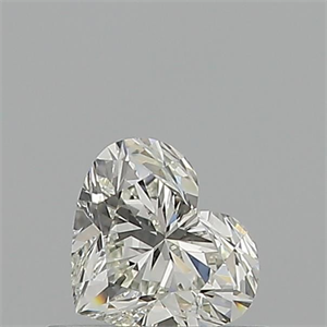 Picture of Natural Diamond 0.52 Carats, Heart with  Cut, I Color, VVS2 Clarity and Certified by GIA