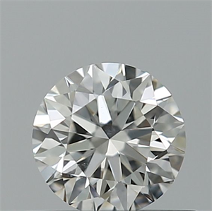 Picture of Natural Diamond 0.40 Carats, Round with Excellent Cut, E Color, SI1 Clarity and Certified by IGI