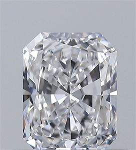 Picture of Natural Diamond 0.50 Carats, Radiant with  Cut, D Color, VVS2 Clarity and Certified by GIA