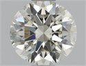 Natural Diamond 0.70 Carats, Round with Excellent Cut, L Color, SI1 Clarity and Certified by GIA