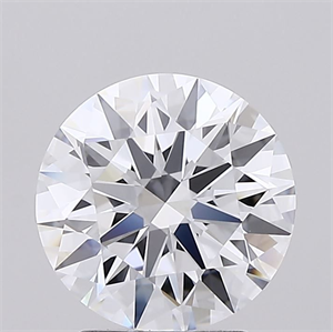 Picture of Lab Grown Diamond 2.19 Carats, Round with Ideal Cut, F Color, IF Clarity and Certified by IGI