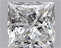 Diamante Natural 0.70 quilates, Princesa , Color F, claridad VVS2 y certificado GIA