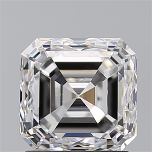 Picture of Natural Diamond 2.01 Carats, Asscher with  Cut, E Color, VS1 Clarity and Certified by GIA
