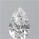 Diamante Natural 0.50 quilates, De pera , Color F, claridad VS1 y certificado GIA