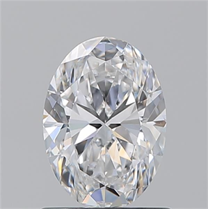 Picture of Natural Diamond 1.01 Carats, Oval with  Cut, D Color, VS2 Clarity and Certified by GIA