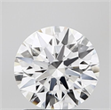 Del inventario de diamantes de laboratorio, 1.04 quilates, Redondo , Color F, claridad VVS2 y certificado IGI