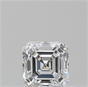 Diamante Natural 0.50 quilates, Asscher , Color D, claridad VS2 y certificado GIA