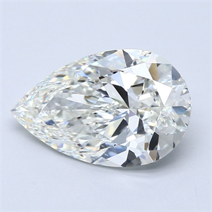 Picture of Natural Diamond 4.01 Carats, Pear with  Cut, I Color, SI1 Clarity and Certified by GIA