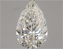 Natural Diamond 1.51 Carats, Pear with  Cut, H Color, I1 Clarity and Certified by GIA