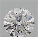 Diamante Natural 0.40 quilates, Redondo , Color F, claridad IF y certificado GIA