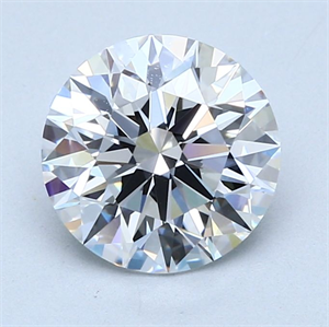 Picture of Natural Diamond 2.22 Carats, Round with Excellent Cut, D Color, IF Clarity and Certified by GIA