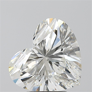 Picture of Natural Diamond 3.50 Carats, Heart with  Cut, I Color, VS2 Clarity and Certified by GIA