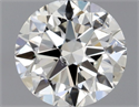 Natural Diamond 0.51 Carats, Round with Very Good Cut, I Color, SI2 Clarity and Certified by GIA