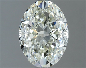 Picture of Natural Diamond 1.30 Carats, Oval with  Cut, I Color, VVS1 Clarity and Certified by IGI