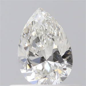 Foto Diamante Natural 0.40 quilates, De pera , Color H, claridad SI1 y certificado GIA de