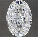 Natural Diamond 4.01 Carats, Oval with  Cut, E Color, VS1 Clarity and Certified by GIA