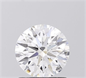 Lab Grown Diamond 1.04 Carats, Round with Ideal Cut, D Color, VVS1 Clarity and Certified by IGI