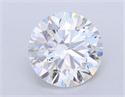 Lab Grown Diamond 2.30 Carats, Round with Ideal Cut, F Color, SI1 Clarity and Certified by IGI