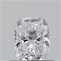 Natural Diamond 0.51 Carats, Cushion with  Cut, D Color, VVS1 Clarity and Certified by GIA