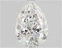 Natural Diamond 1.01 Carats, Pear with  Cut, D Color, VVS1 Clarity and Certified by GIA
