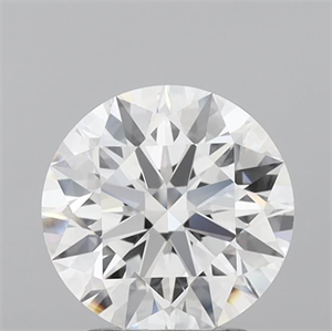 Picture of Lab Grown Diamond 2.10 Carats, Round with Ideal Cut, D Color, IF Clarity and Certified by IGI