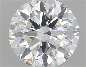 Foto Diamante Natural 0.40 quilates, Redondo , Color F, claridad SI1 y certificado GIA de