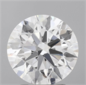 Lab Grown Diamond 3.50 Carats, Round with Ideal Cut, E Color, VS1 Clarity and Certified by IGI