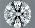 Natural Diamond 0.80 Carats, Round with Excellent Cut, H Color, VS1 Clarity and Certified by IGI