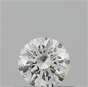 Diamante Natural 0.41 quilates, Redondo , Color E, claridad IF y certificado GIA