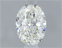 Diamante Natural 0.41 quilates, Ovalado , Color H, claridad VVS1 y certificado GIA