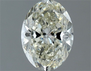 Picture of Natural Diamond 1.00 Carats, Oval with  Cut, J Color, VS2 Clarity and Certified by IGI