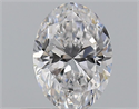 Natural Diamond 0.42 Carats, Oval with  Cut, D Color, VS1 Clarity and Certified by GIA