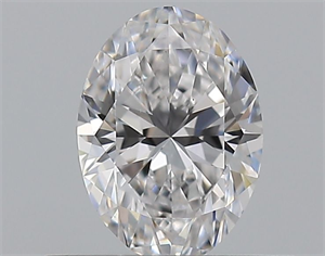 Picture of Natural Diamond 0.42 Carats, Oval with  Cut, D Color, VS1 Clarity and Certified by GIA