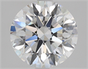Natural Diamond 2.12 Carats, Round with Excellent Cut, E Color, VVS2 Clarity and Certified by GIA
