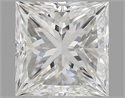 Natural Diamond 0.50 Carats, Princess with  Cut, G Color, VS2 Clarity and Certified by GIA
