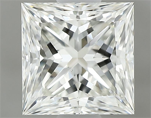 Picture of Natural Diamond 0.81 Carats, Princess with  Cut, J Color, VS1 Clarity and Certified by GIA