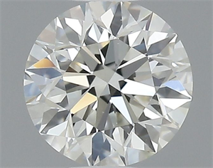 Picture of Natural Diamond 0.56 Carats, Round with Excellent Cut, H Color, VVS2 Clarity and Certified by IGI