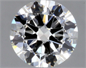 Natural Diamond 0.70 Carats, Round with Very Good Cut, I Color, VVS2 Clarity and Certified by GIA