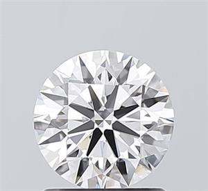 Picture of Lab Grown Diamond 1.02 Carats, Round with Ideal Cut, D Color, VVS2 Clarity and Certified by IGI