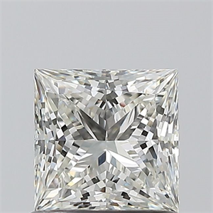 Foto Diamante Natural 0.90 quilates, Princesa , Color I, claridad VVS2 y certificado GIA de