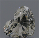 Natural Diamond 0.71 Carats, Heart with  Cut, K Color, SI1 Clarity and Certified by GIA