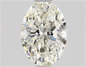 Natural Diamond 0.90 Carats, Oval with  Cut, J Color, SI1 Clarity and Certified by GIA